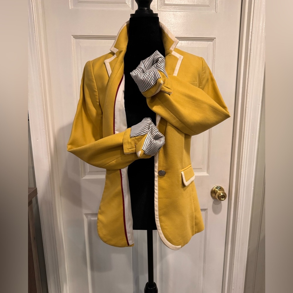 Banana Republic Nautical Linen Blazer